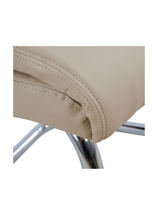 Armchair Visitor Zalman with Arms Ecru 59.5x72x104cm 1pcs
