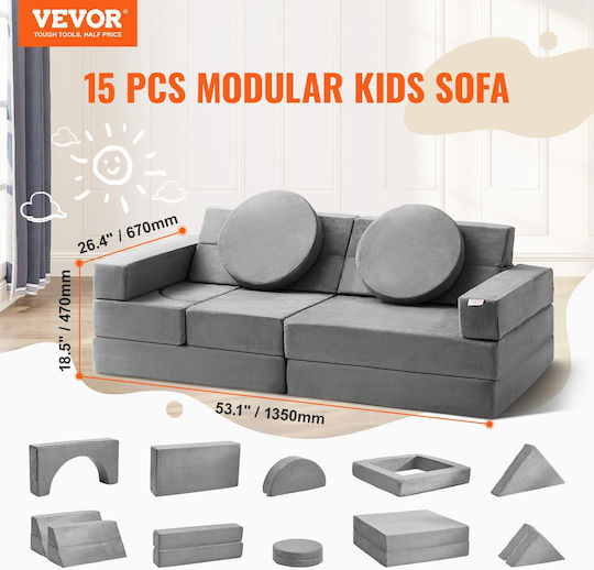 Kinderstühle Grau 15 Stück