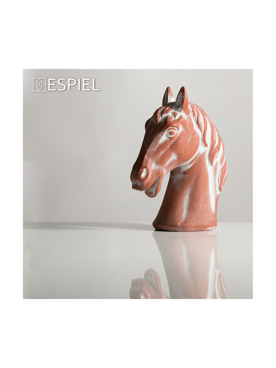 Espiel Decorative Horse made of Ceramic 15x7.5x19cm 1pcs