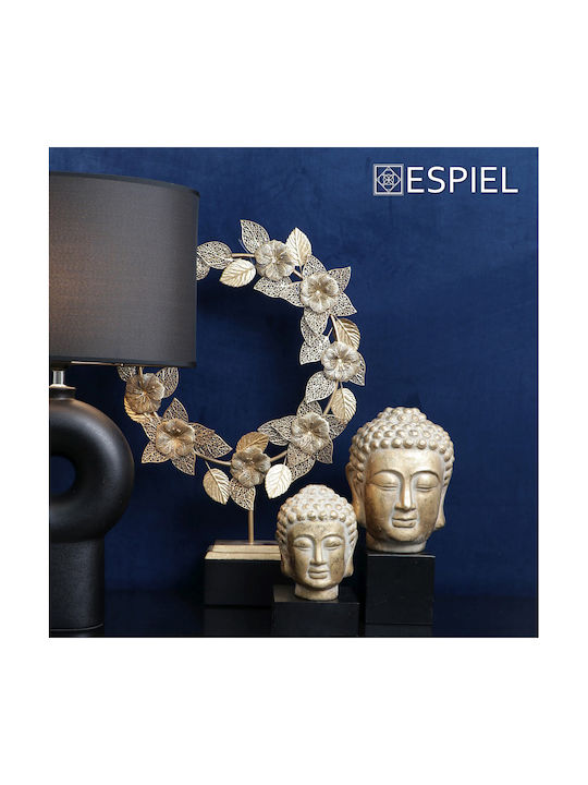Espiel Decorative Buddha made of Ceramic 14.5x14.5x18.5cm 1pcs