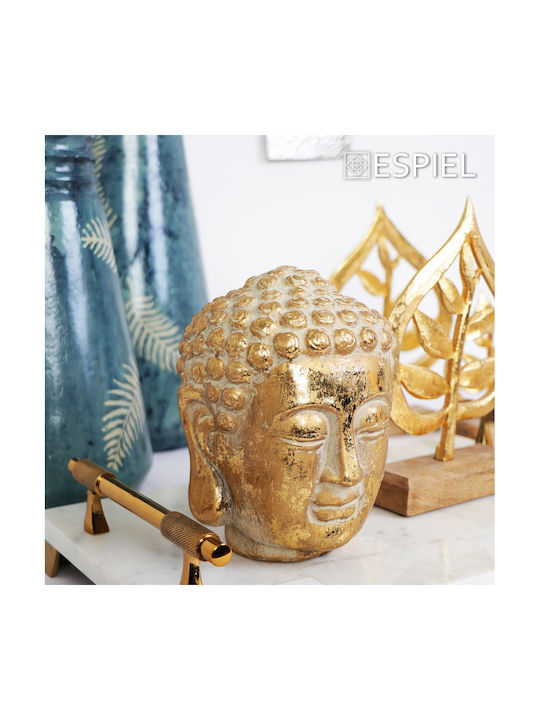 Espiel Decorative Buddha made of Ceramic 14.5x14.5x18.5cm 1pcs