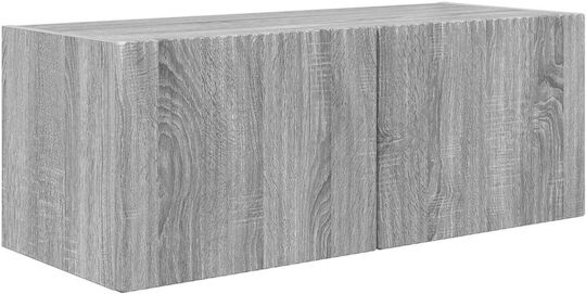 Living Room TV Unit Gray Sonoma L78.5xW30xH29.5cm