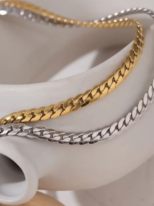 Awear Chain Neck made of Steel Gold-plated