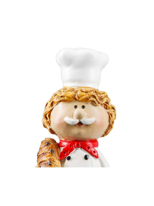 ArteLibre Διακοσμητική Φιγούρα Πολυρητίνης Star Chef 4.5x4.5x13cm
