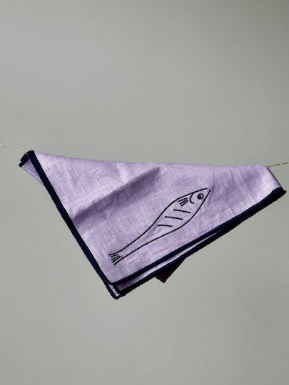 Maegen Towel from 100% Cotton in Purple Color 44x44cm 2pcs Maegen Towel from 100% Cotton in Purple Color 44x44cm 2pcs