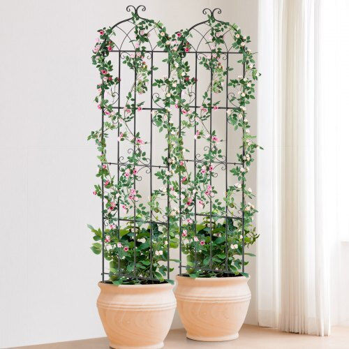 Ranken & Pergolen aus Metall in Bronze Farbe 50.8x220.98cm 2 Stück