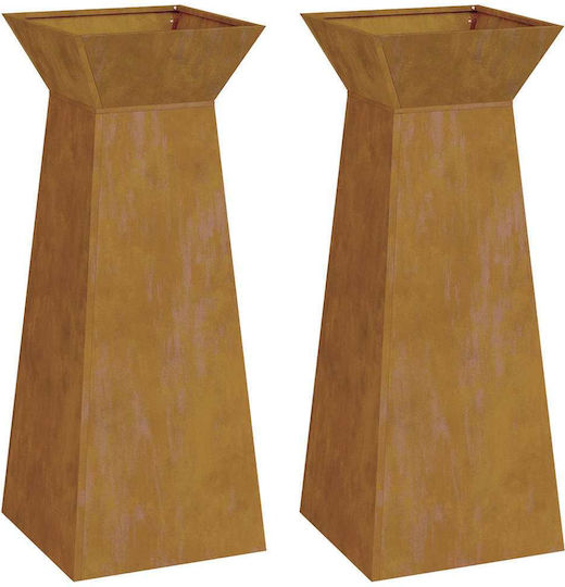 vidaXL Pot Stand Brown 40cmx40cmx101cmcm.