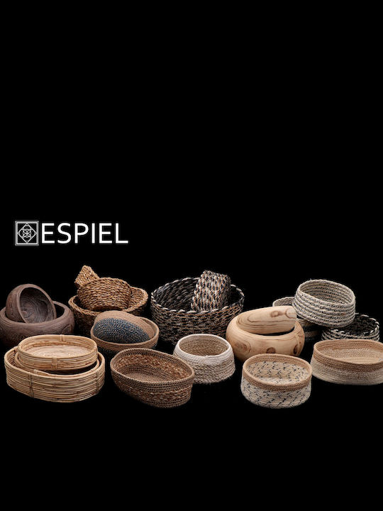 Espiel Decorative Bowl Beige 25x25x11cm