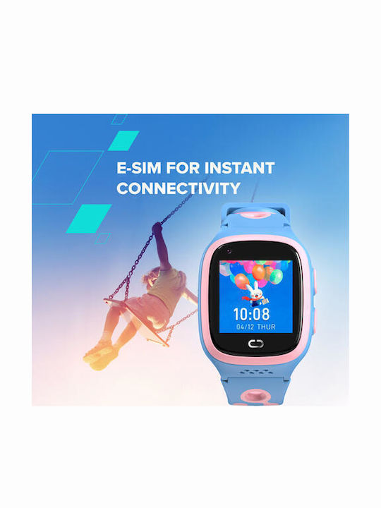 Canyon Παιδικό Smartwatch με GPS Λευκό