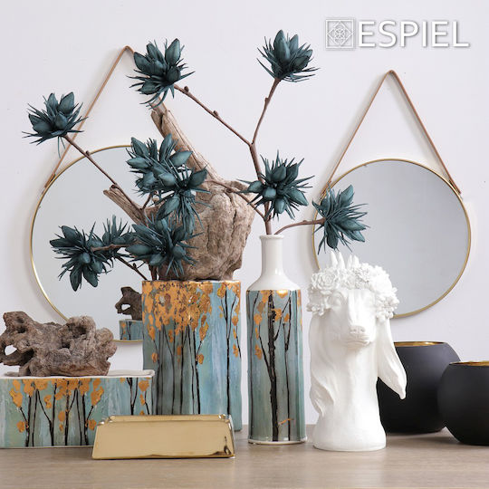 Espiel Golden Breeze Decorative Bowl Multicolour 20x20x8cm