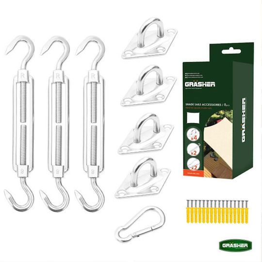 Grasher Connector for Pergola made of Wood 6pcs