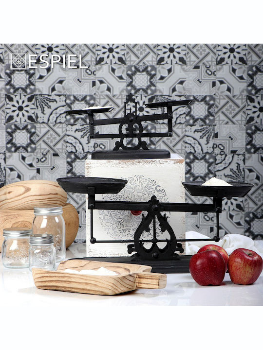 Espiel Decorative Bowl Beige 25x25x11cm