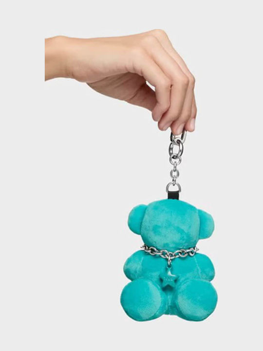 Tous Llavero Bold Bear Velvet Keychain Blue 0350000452