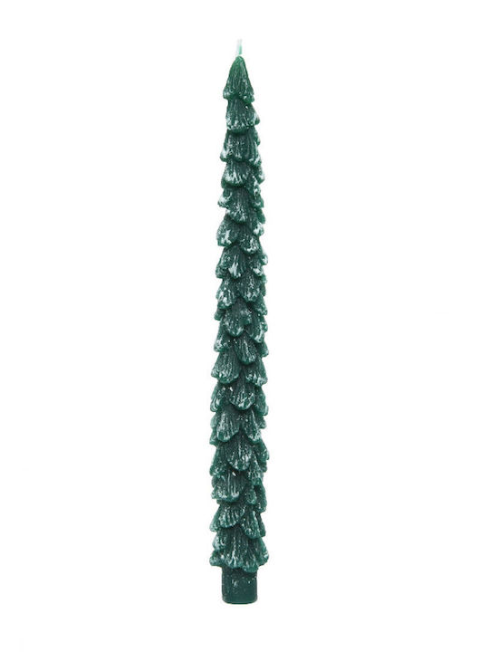 Kaemingk Christmas Green Candle 26.4x3cm