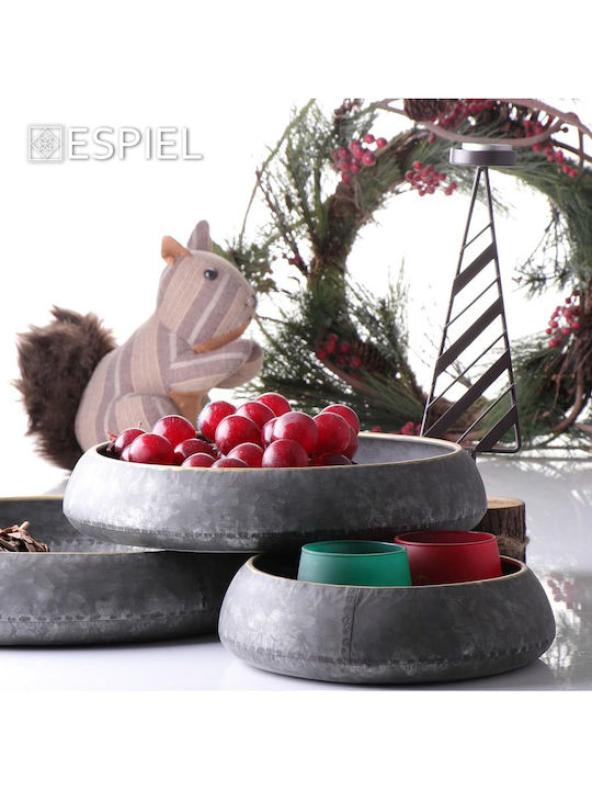 Espiel The translated Liquid template in German language: Weihnachtskerzen & Kerzenständer Kerzenleuchter Schwarz 37x8cm.