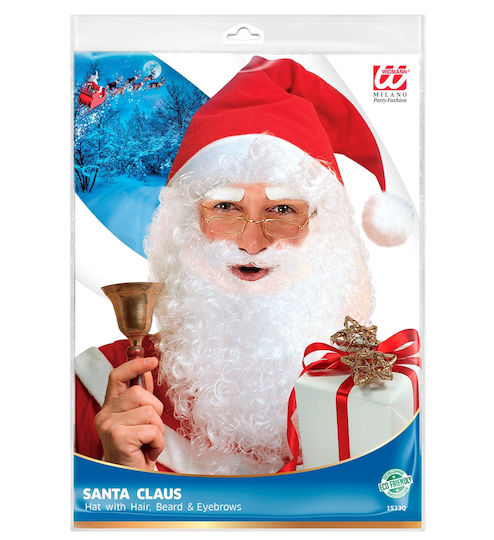 Weihnachts-Bärte des Weihnachtsmanns Weiße