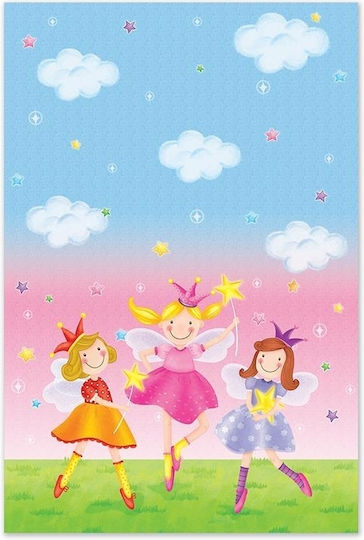 Next Little Fairies Față de masă pentru petrecere Plastic 72x54cm 24943---ΓΣ-2