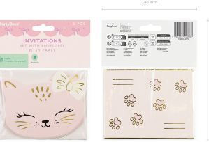 PartyDeco Покана Hello Kitty ZPP6