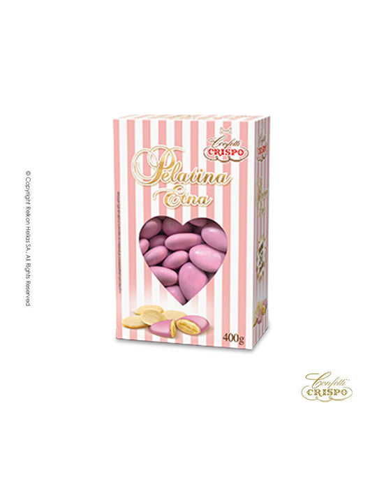 Confetti Crispo Pelatina Classic Jordan Almonds Pink 400gr