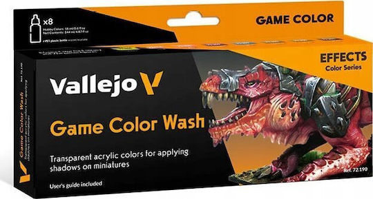Acrylicos Vallejo Σετ Χρώματα Μοντελισμού 8τμχ