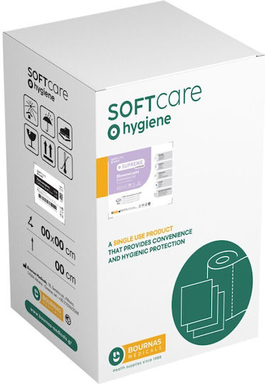 Soft Care Εξεταστικό Ρολό Non Woven Supreme Standard 58εκ. x 70μ. Μπλε 12τμχ