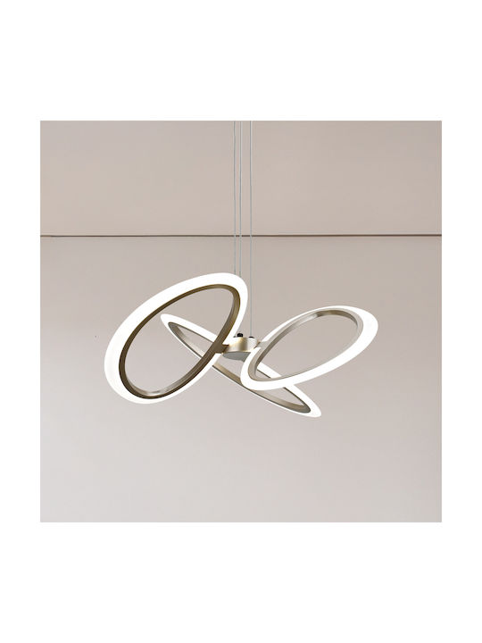 Powertech Adjustable Pendant Light Gold 53x53x120cm