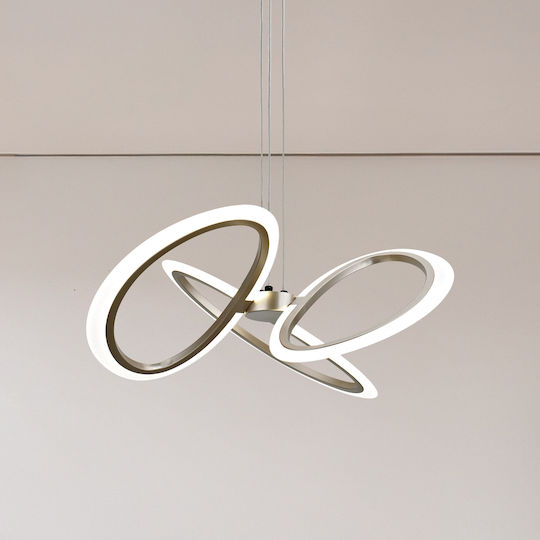 Powertech Adjustable Pendant Light Gold 53x53x120cm