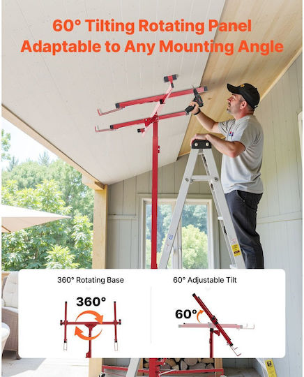 Vevor Lifting & Pulling Equipment for Weight Load up to 68kg Red