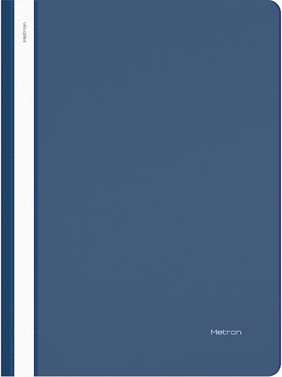 Metron Clipboard with Spring for Paper A4 Dark Blue 1pcs