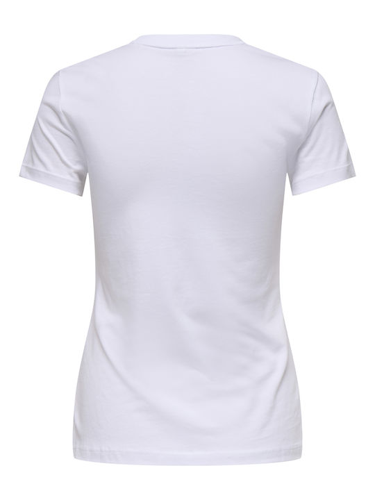 Life Women's T-shirt Animal Print White