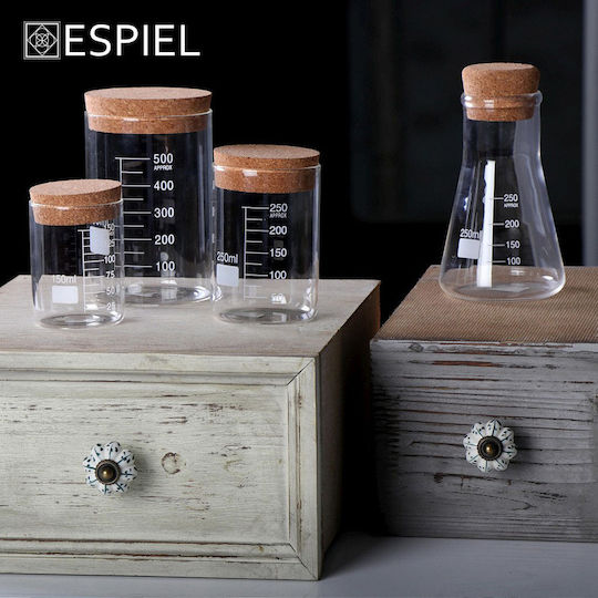 Espiel Γυάλινος Δοσομετρητής Κουζίνας 250ml 12τμχ