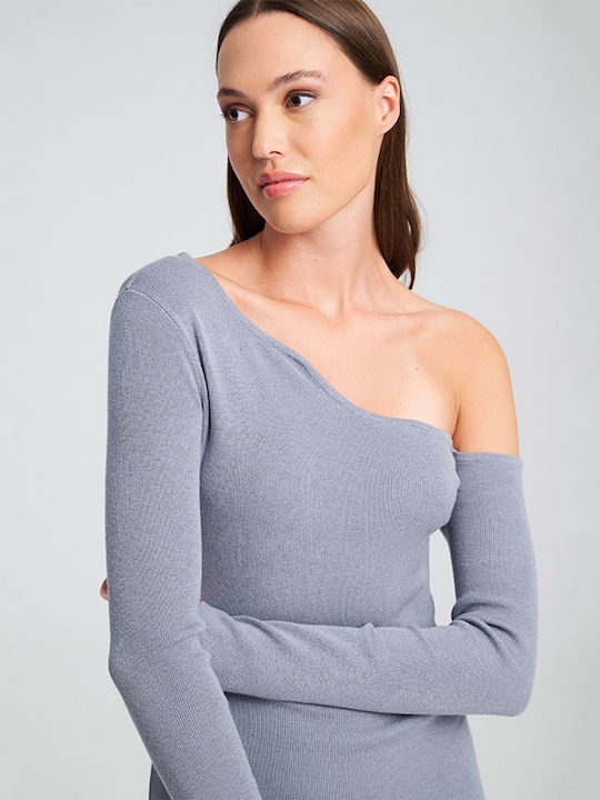Jerrin Midi Βραδινό Φόρεμα Grey