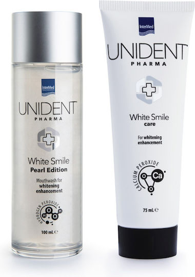 InterMed Unident White Smile Pearl Edition Zahnpasta für Aufhellung 2x100ml