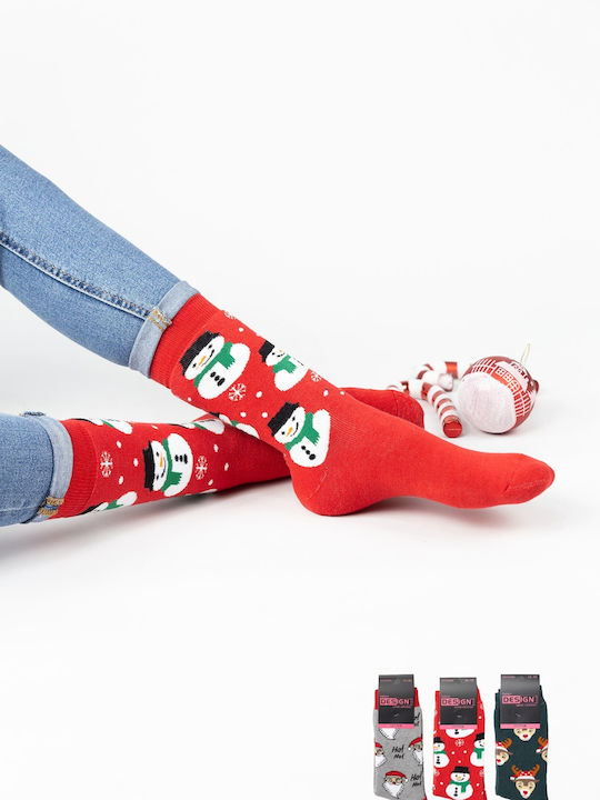 Design Damen Weihnachtssocken Multicolour 3Pack