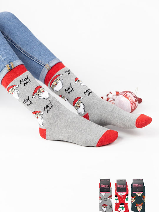 Design Damen Weihnachtssocken Multicolour 3Pack