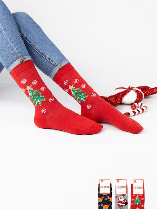 Design Women's Christmas Socks Multicolour 3Pack