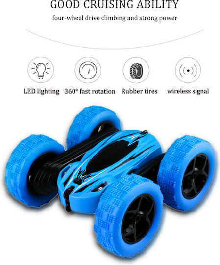 Double Star Τηλεκατευθυνόμενο Αυτοκίνητο Stunt 4WD Μπλε