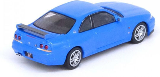 Macheta Auto Nissan Skyline Gt-r R33 Blue 1:64 Inno