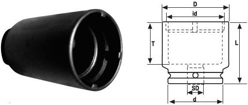 1'' Impact Socket Head Bearings