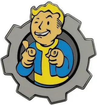 Fallout Charisma Pin – Limited Edition Vault Boy 42mm