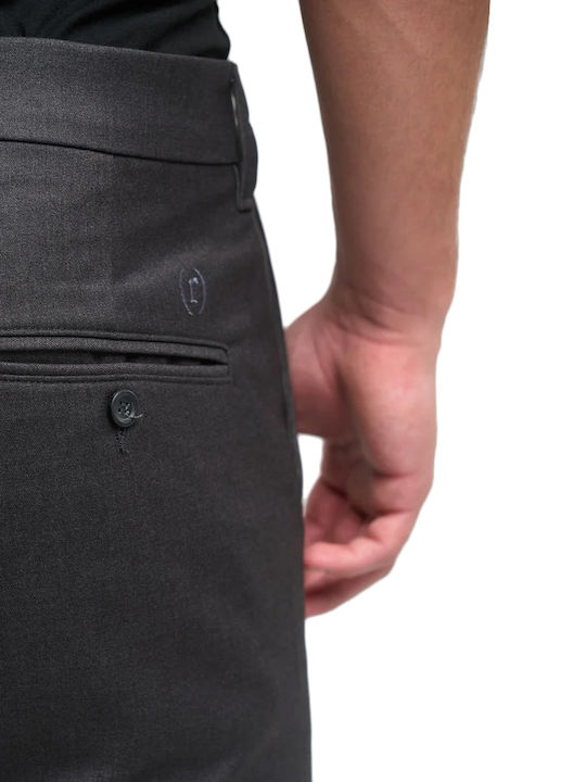 Dublin Men's Elastic Jeans Pants with Slim Fit Anthracite