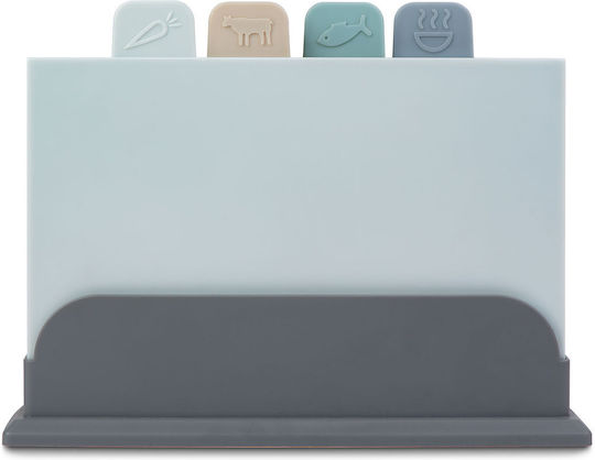 Bewello Module Suprafață de Tăiere Plastică Gri 29x22.3cm 4buc