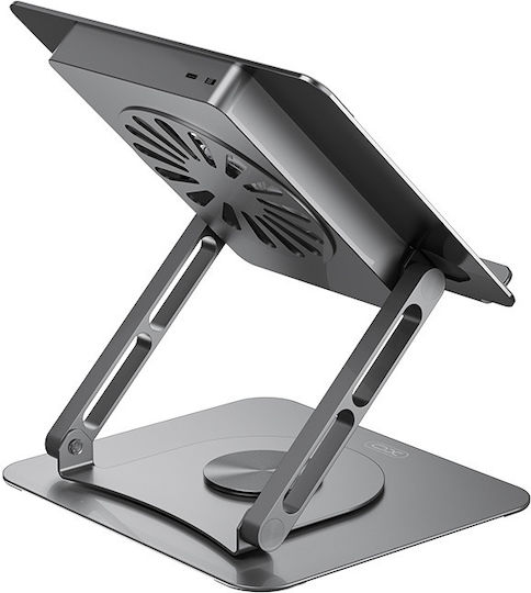 XO C182 Стойка за Лаптоп до 17.3" с 1 Вентилатор Сив