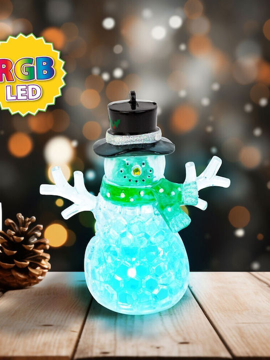 Om De Zăpadă De Crăciun Led Verde Rgb Led 9 X 8 X 5 Cm