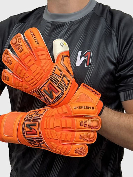 Onekeeper Fusion Contact Adults Goalkeeper Gloves Beige