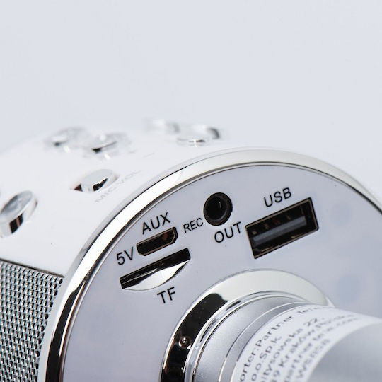 Μικρόφωνο Karaoke Ασύρματο TM00175-999 Ασημί