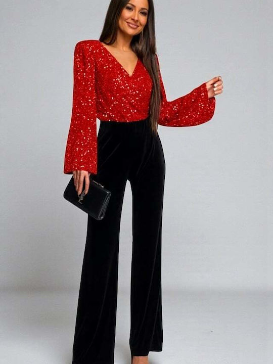 Women's One-piece Suit Red