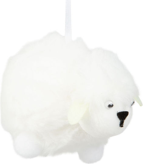 Easter Decoration Lamb 10.5 X 8 Cm White