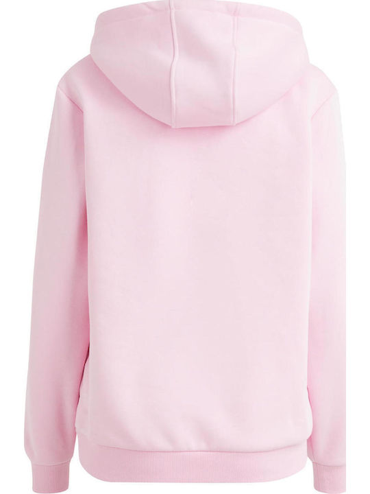 Women's Sweatshirt Hooded Soft Pink