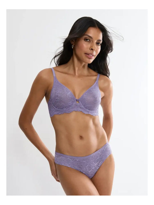 Lilac Minimizer Σουτιέν με Μπανέλες